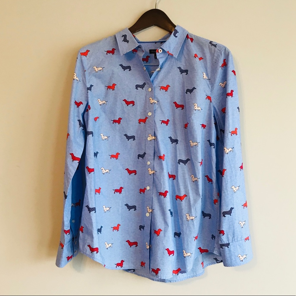 Talbots | Dachshund Button-Down Shirt
